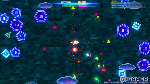 パズル、アクション、シューティングと多彩なマージ(合体)で遊べるゲーム「ケスージ」がSteamで8月28日に発売!の画像