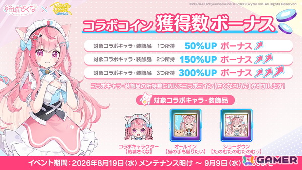 「ポーカーチェイス」VTuber・結城さくなさんとのコラボイベントが8月19日より開催！の画像8