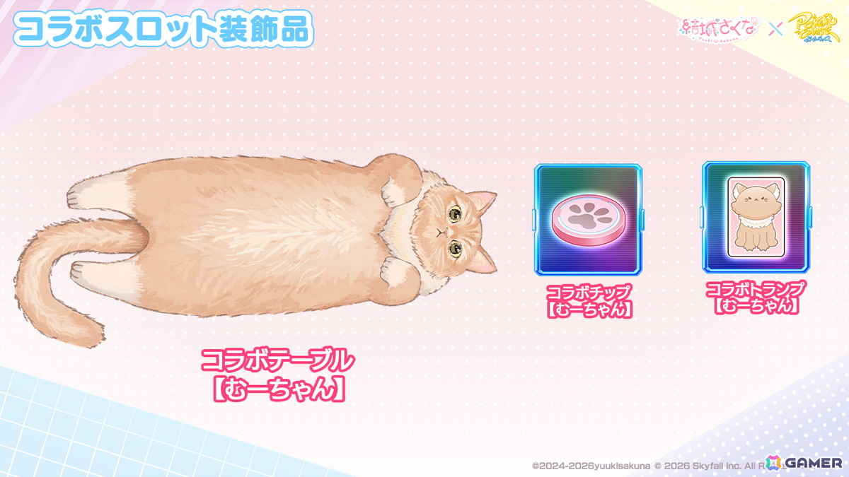 コラボスロット登場 装飾品一覧