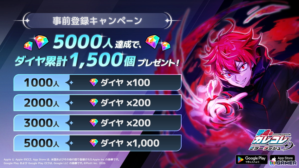 YouTubeチャンネル登録者数300万人を超えるショートアニメ「混血のカレコレ」初のスマホゲーム「混血のカレコレ ミラーラッシュ」の事前登録がスタート！の画像