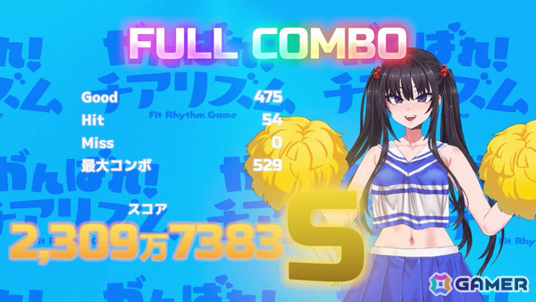 朝凪先生がキャラデザ・原画を手掛ける全年齢フィットネスリズムアクション「がんばれ!チアリズム」がTGS2026に試遊出展!の画像