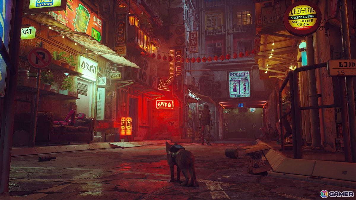 「Stray」マウス操作対応のSwitch 2パッケージ版が11月12日に発売！ゲーム内言語の解読を楽しめるカードが限定封入特典にの画像7