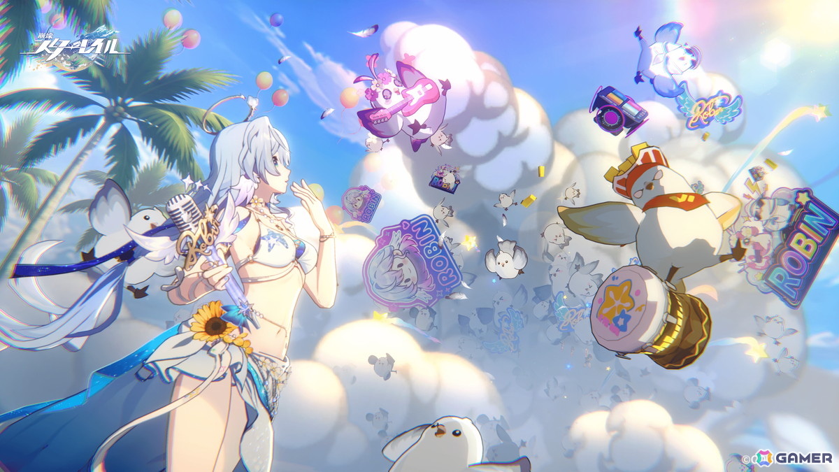 「崩壊:スターレイル」Ver.4.5「千の星に賭すチップ」が8月26日にリリース!ロビン、アベンチュリンが水着姿で登場の画像