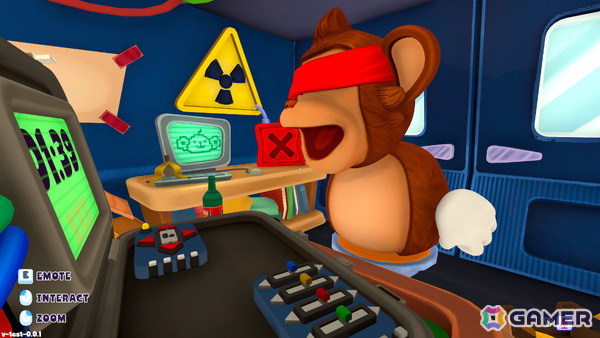 見ザル・聞かザル・言わザルの3匹で爆弾解体に挑む非対称型協力ゲーム「BOMBANANA!」が9月2日にリリース!の画像