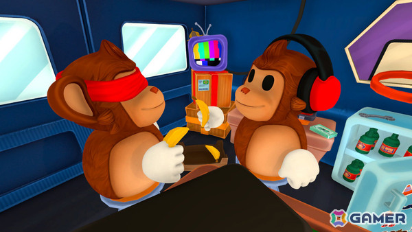 見ザル・聞かザル・言わザルの3匹で爆弾解体に挑む非対称型協力ゲーム「BOMBANANA!」が9月2日にリリース!の画像
