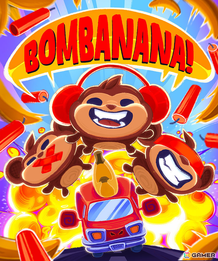 見ザル・聞かザル・言わザルの3匹で爆弾解体に挑む非対称型協力ゲーム「BOMBANANA!」が9月2日にリリース!の画像