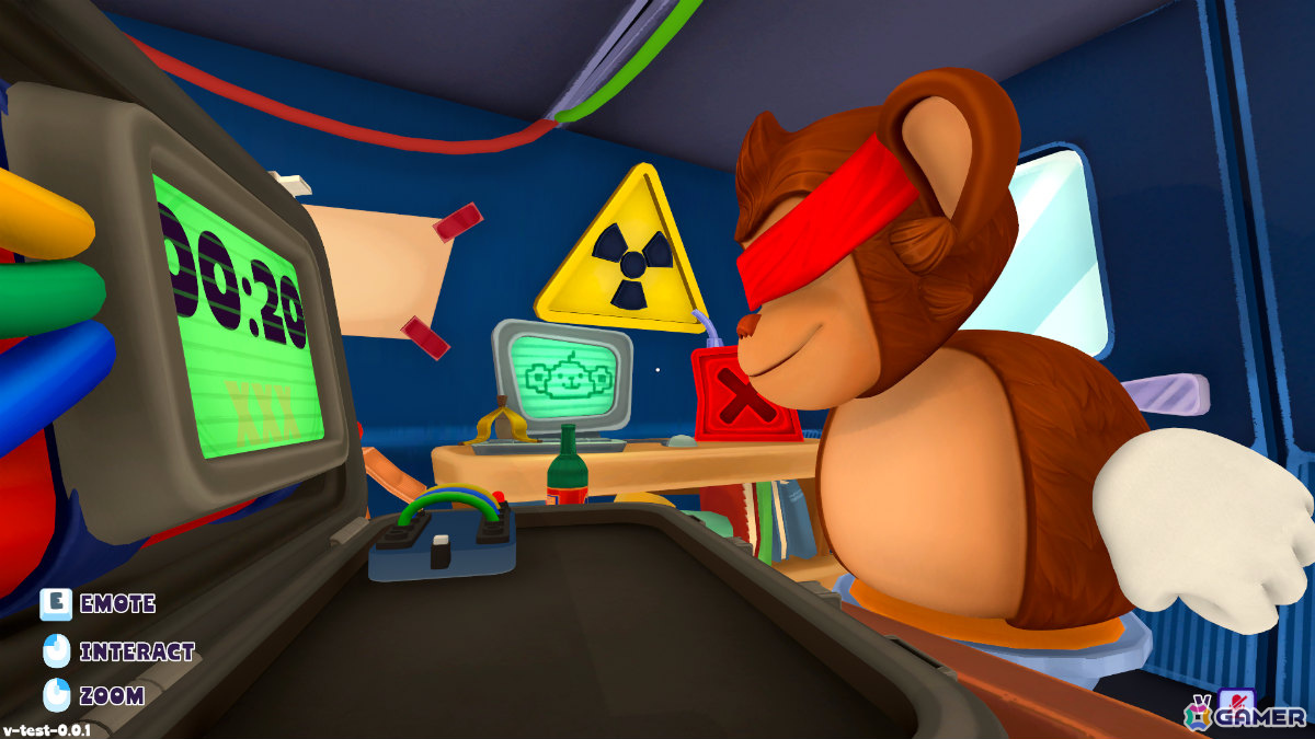 見ザル・聞かザル・言わザルの3匹で爆弾解体に挑む非対称型協力ゲーム「BOMBANANA!」が9月2日にリリース！の画像3