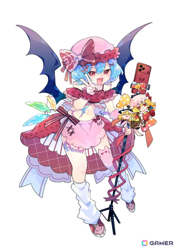 ビートまりお氏の同人サークルCOOL&CREATEによる東方Project二次創作・見下ろし型ローグライトアクション「インターネットサバイバーサバイバーズ」がSteamで発売！の画像4