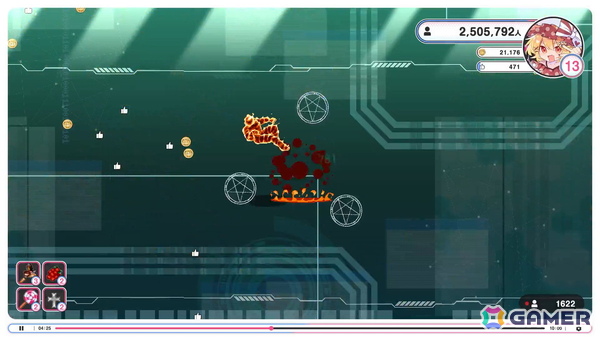 ビートまりお氏の同人サークルCOOL&CREATEによる東方Project二次創作・見下ろし型ローグライトアクション「インターネットサバイバーサバイバーズ」がSteamで発売！の画像6