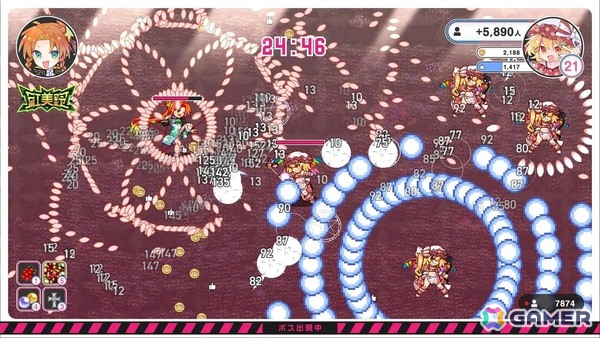 ビートまりお氏の同人サークルCOOL&CREATEによる東方Project二次創作・見下ろし型ローグライトアクション「インターネットサバイバーサバイバーズ」がSteamで発売！の画像8
