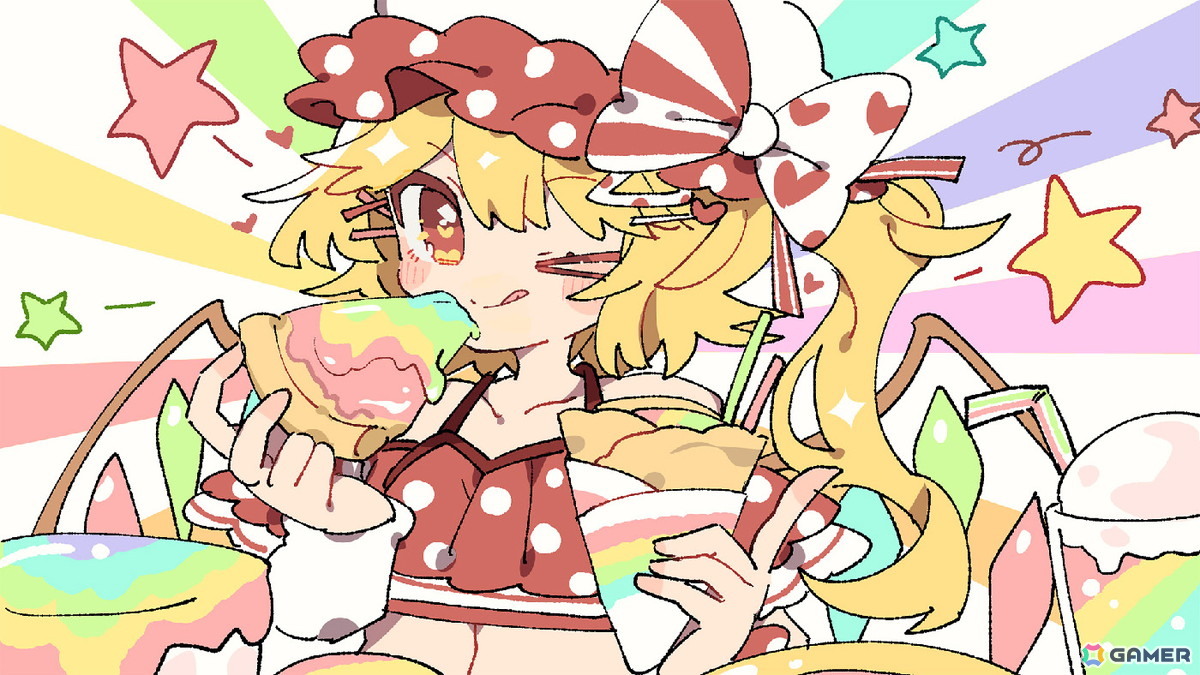 ビートまりお氏の同人サークルCOOL&CREATEによる東方Project二次創作・見下ろし型ローグライトアクション「インターネットサバイバーサバイバーズ」がSteamで発売!の画像