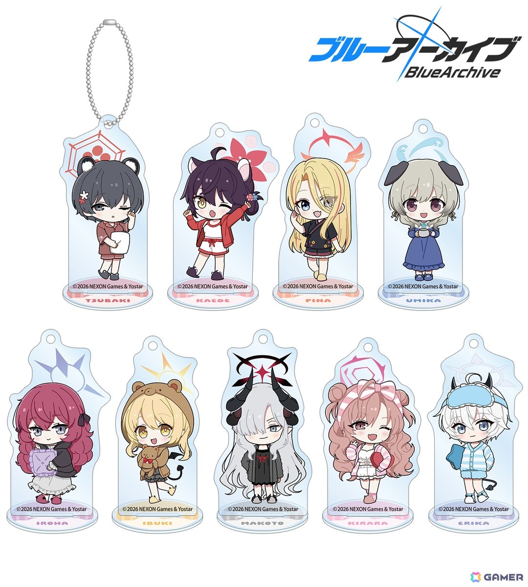 「ブルアカ」×「仙川湯けむりの里」コラボレーションアイテムがAMNIBUSで受注販売中!の画像