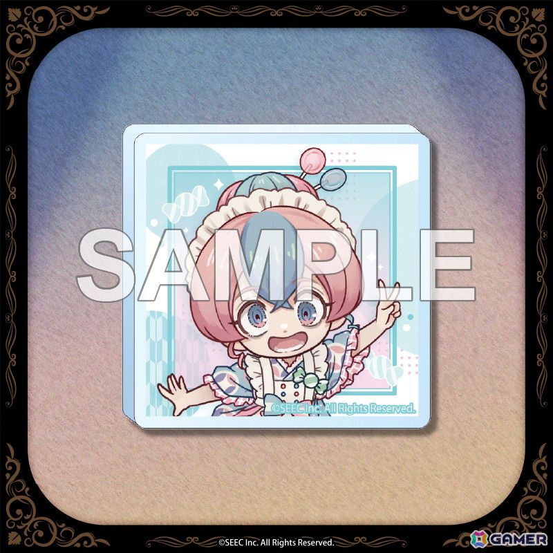 「誰ソ彼ホテル -蕾-」キャンディパーティーをテーマにした描き起こしグッズをラインナップしたオンラインくじが8月25日より販売!の画像