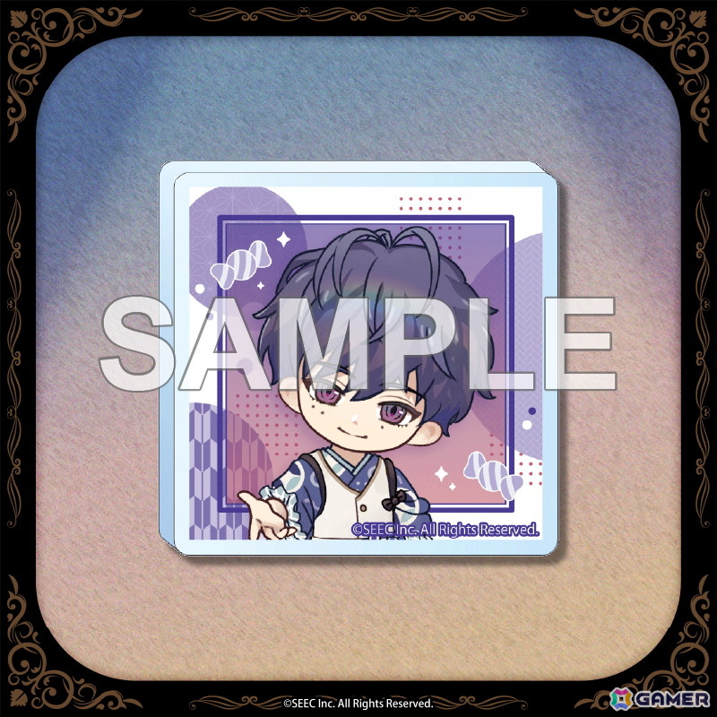 「誰ソ彼ホテル -蕾-」キャンディパーティーをテーマにした描き起こしグッズをラインナップしたオンラインくじが8月25日より販売!の画像