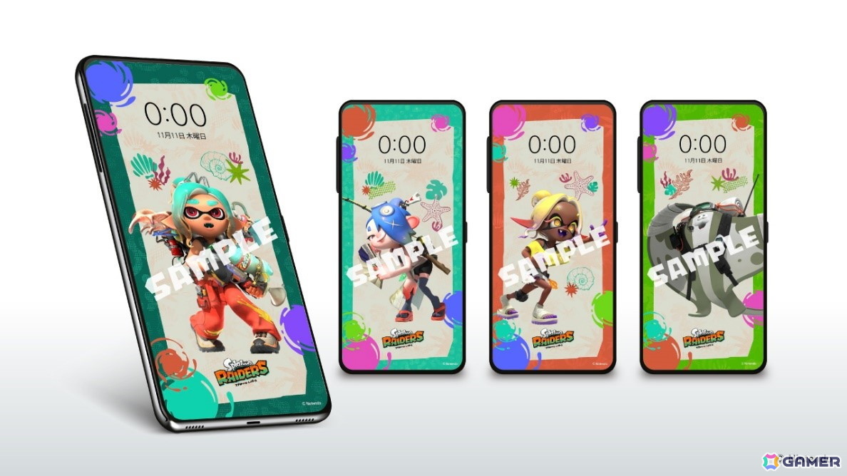 「スプラトゥーン レイダース」全国のセブンイレブンにてオリジナルグッズが当たるレシート応募キャンペーンやオリジナルステッカーの配布が8月20日より順次スタート!の画像
