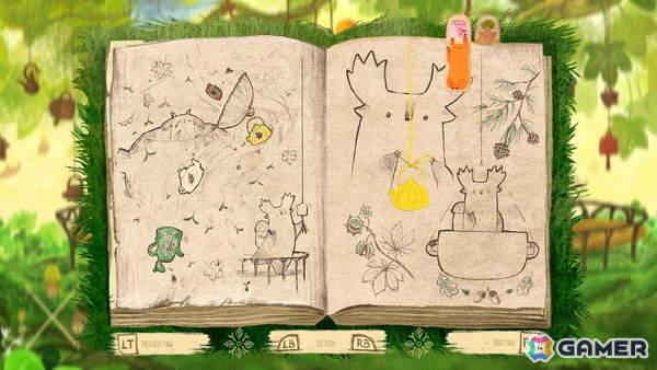 癒し系ADV「トゥコニ:森を見守る者」がSteamで配信！手描きアートで描かれる秋の森をのんびり探索の画像3
