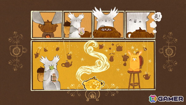 癒し系ADV「トゥコニ:森を見守る者」がSteamで配信！手描きアートで描かれる秋の森をのんびり探索の画像7