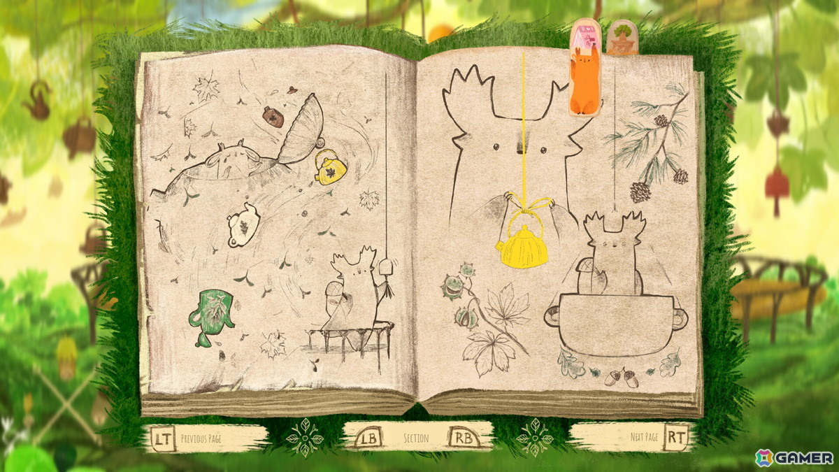 癒し系ADV「トゥコニ:森を見守る者」がSteamで配信!手描きアートで描かれる秋の森をのんびり探索の画像