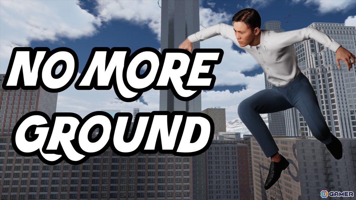 苦行系3Dアクション「No More Ground」の体験版がSteamで配信!パルクールアクションを駆使して頂上を目指そうの画像
