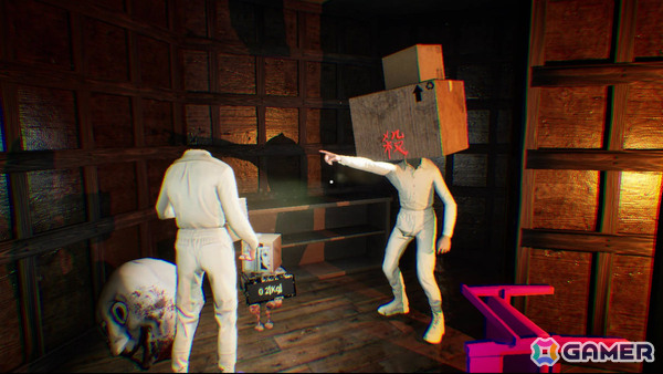 アタマに荷物を積み上げる協力型配達ホラーゲーム「ハコアタマ」のSteamページが公開!状況に応じてアタマをカスタムしながら効率よく配達をこなそうの画像