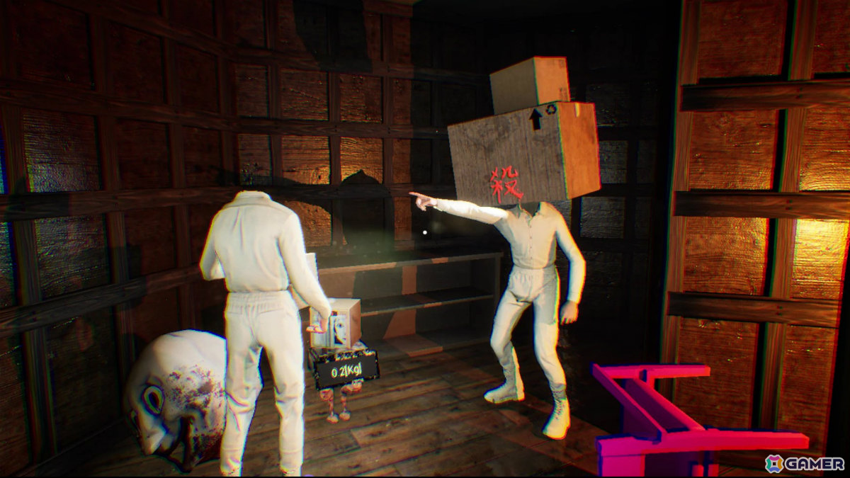 アタマに荷物を積み上げる協力型配達ホラーゲーム「ハコアタマ」のSteamページが公開！状況に応じてアタマをカスタムしながら効率よく配達をこなそうの画像4