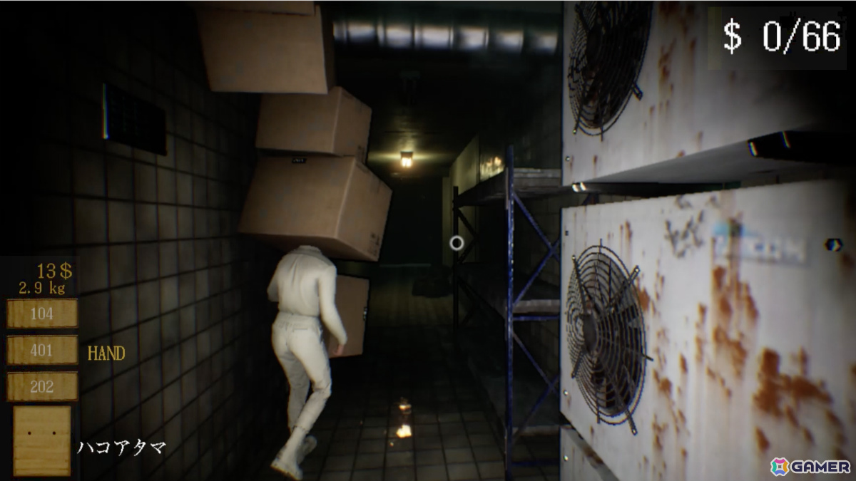 アタマに荷物を積み上げる協力型配達ホラーゲーム「ハコアタマ」のSteamページが公開！状況に応じてアタマをカスタムしながら効率よく配達をこなそうの画像7