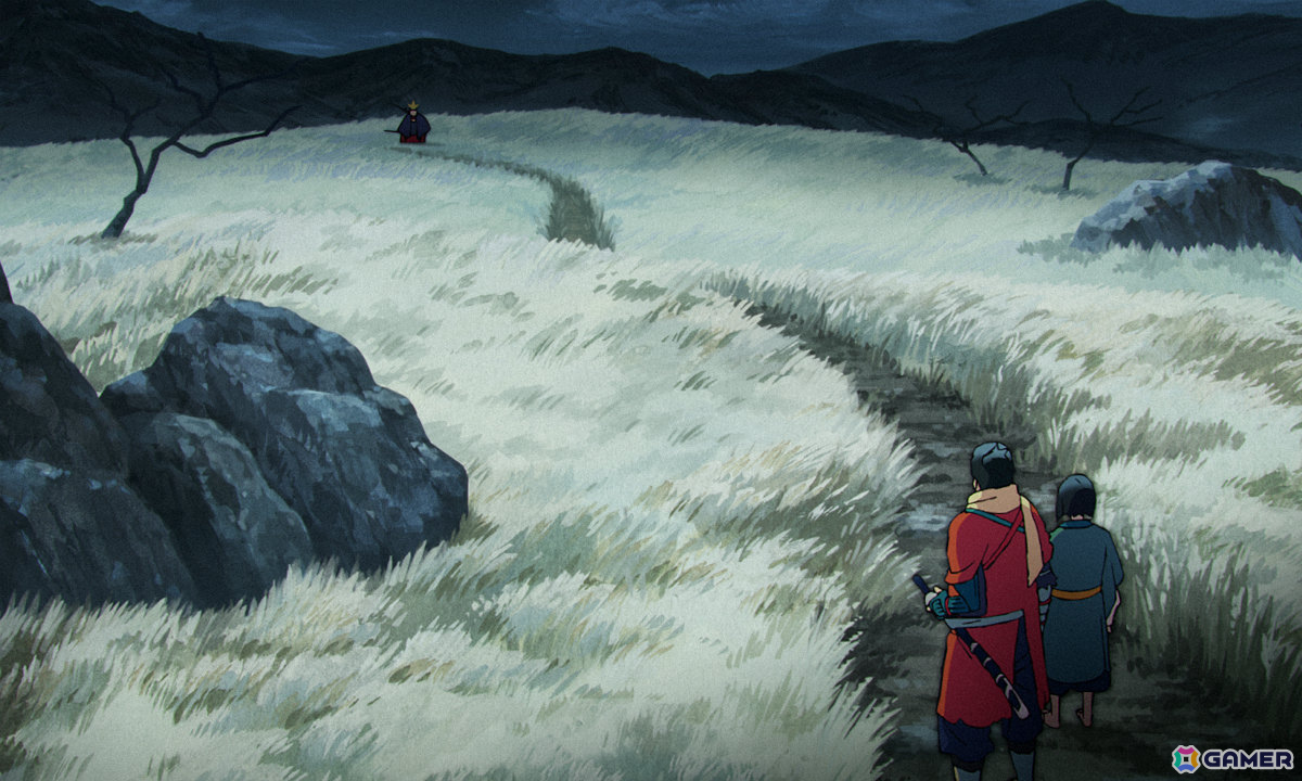 劇場アニメ「SEKIRO: NO DEFEAT」の背景美術に迫る場面カットが解禁!“映画らしい黒”を上手く活かすことを意識の画像