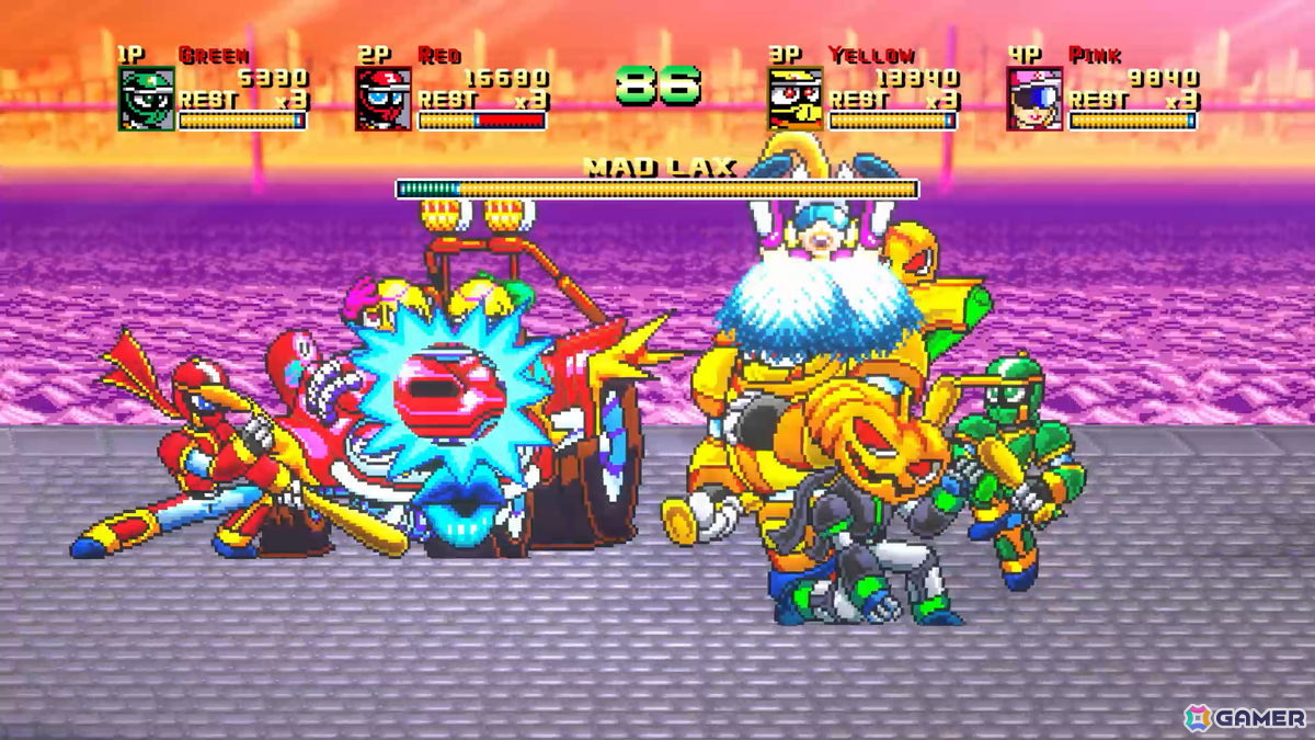 「野球格闘リーグマン Bases Loaded」が12月10日に発売!オリジナルのアーケード版に新キャラや新ステージなどを追加したHDリメイク作品の画像