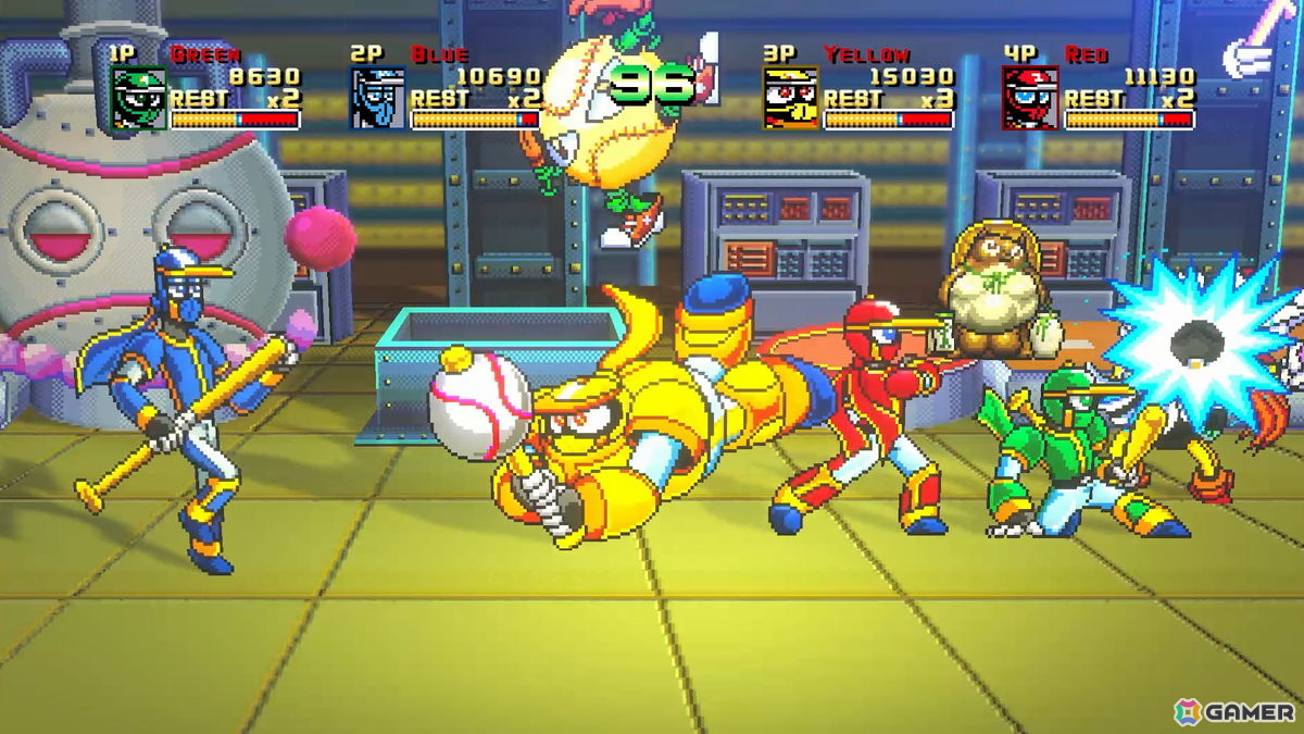 「野球格闘リーグマン Bases Loaded」が12月10日に発売！オリジナルのアーケード版に新キャラや新ステージなどを追加したHDリメイク作品の画像12