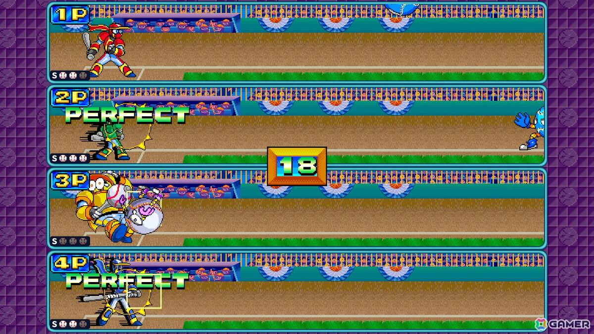 「野球格闘リーグマン Bases Loaded」が12月10日に発売！オリジナルのアーケード版に新キャラや新ステージなどを追加したHDリメイク作品の画像13