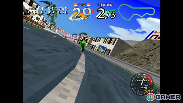 近未来が舞台のバイクレース「サイバーサイクルズ」がアーケードアーカイブス/アーケードアーカイブス2として8月20日に配信！の画像