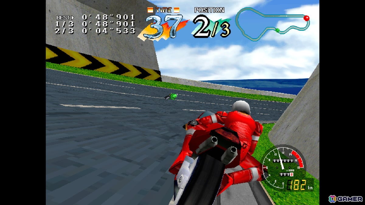 近未来が舞台のバイクレース「サイバーサイクルズ」がアーケードアーカイブス/アーケードアーカイブス2として8月20日に配信！の画像2