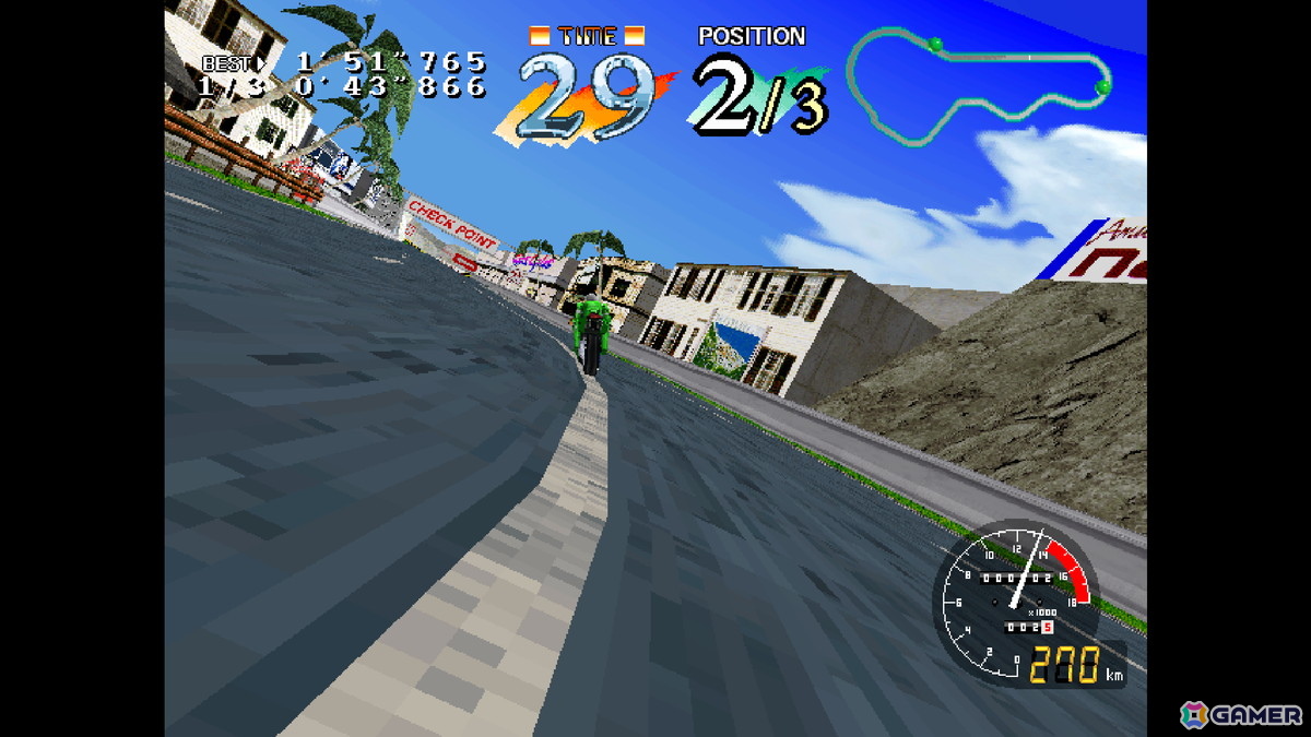 近未来が舞台のバイクレース「サイバーサイクルズ」がアーケードアーカイブス/アーケードアーカイブス2として8月20日に配信！の画像3