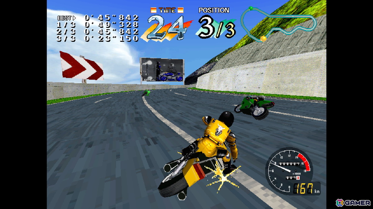 近未来が舞台のバイクレース「サイバーサイクルズ」がアーケードアーカイブス/アーケードアーカイブス2として8月20日に配信！の画像4