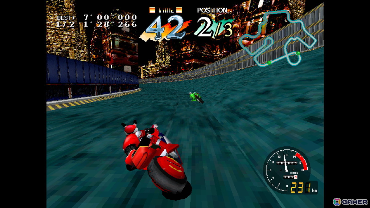 近未来が舞台のバイクレース「サイバーサイクルズ」がアーケードアーカイブス/アーケードアーカイブス2として8月20日に配信！の画像6