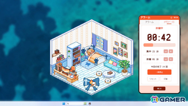 ホロライブ所属タレントと共に過ごすデスクトップ常駐型のルームカスタマイズゲーム「HoloCozy」Steamページが公開!の画像