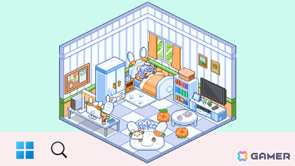 ホロライブ所属タレントと共に過ごすデスクトップ常駐型のルームカスタマイズゲーム「HoloCozy」Steamページが公開!の画像