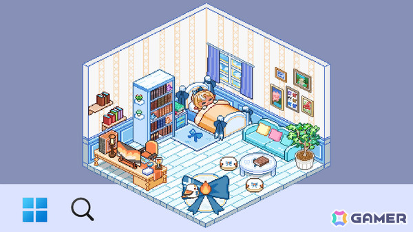 ホロライブ所属タレントと共に過ごすデスクトップ常駐型のルームカスタマイズゲーム「HoloCozy」Steamページが公開!の画像