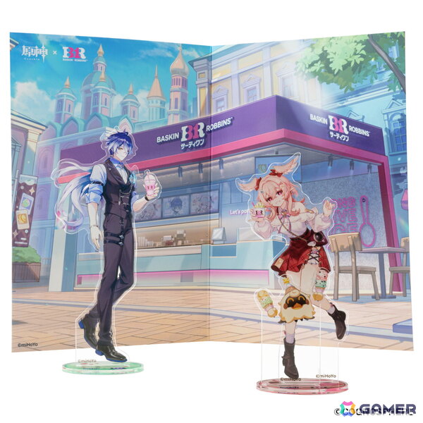「原神」サーティワンコラボが9月8日より開催決定！アクスタやアクキーが付いてくるセット商品をモバイルオーダー限定で販売の画像6