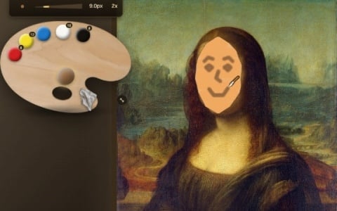 破れた名画を3分間で描き足して隠蔽する補彩ペイントゲーム「なかったことに」が発売！発表ポストの表示回数は230万回以上