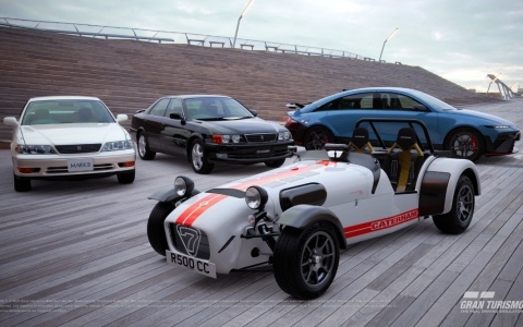 「グランツーリスモ7」に「ケータハム セブン Superlight R500 '08」「トヨタ チェイサー Tourer V '97」など4台の新規車種が登場！