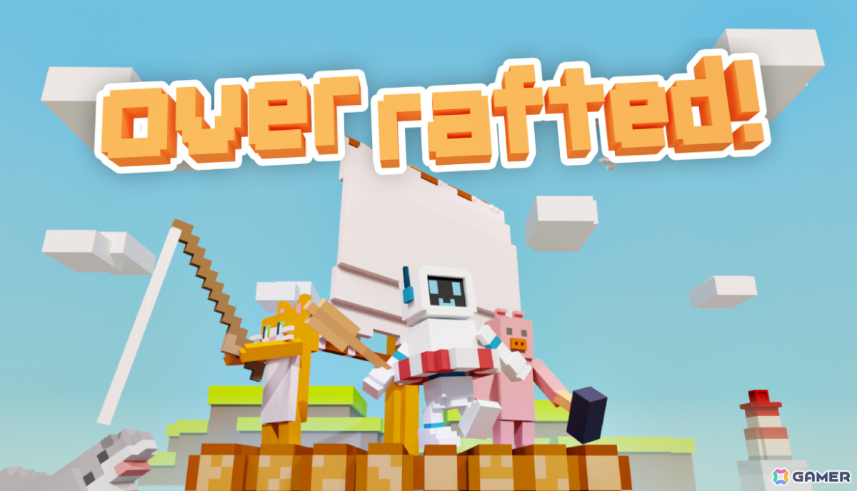 最大4人で一隻の筏に乗り込み予測不能な海を進む協力サバイバル「Overrafted!」Steamページが公開!の画像