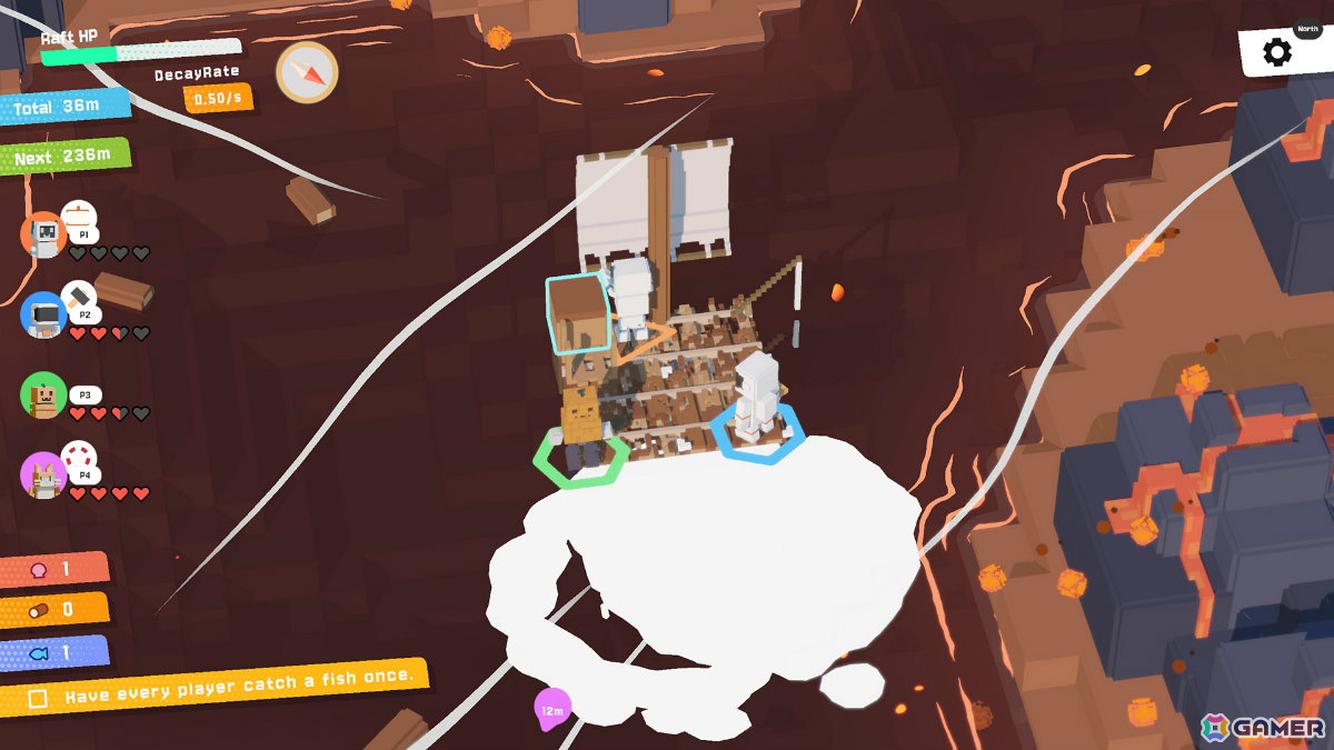 最大4人で一隻の筏に乗り込み予測不能な海を進む協力サバイバル「Overrafted!」Steamページが公開！の画像3