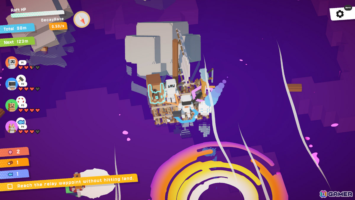 最大4人で一隻の筏に乗り込み予測不能な海を進む協力サバイバル「Overrafted!」Steamページが公開！の画像5