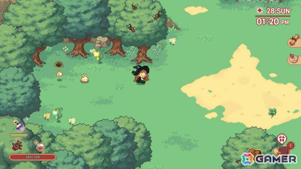 魔女生活RPG「Little Witch in the Woods」Switch版が9月17日に発売！PC版で提供されている最新コンテンツや主な改善内容を反映の画像
