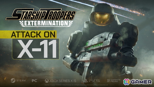 「Starship Troopers: Extermination」新たな脅威“流星群”が実装！マップ・X-11の規模が2倍にの画像1