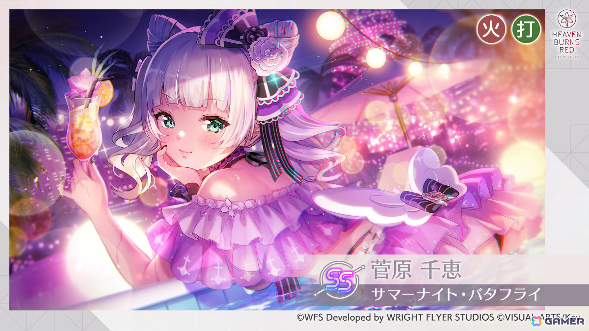 「ヘブバン」4.5周年後夜祭キャンペーンが開催！千恵と弥生が水着姿でガチャに登場、ログインボーナスでは最大3,000クォーツを獲得可能の画像