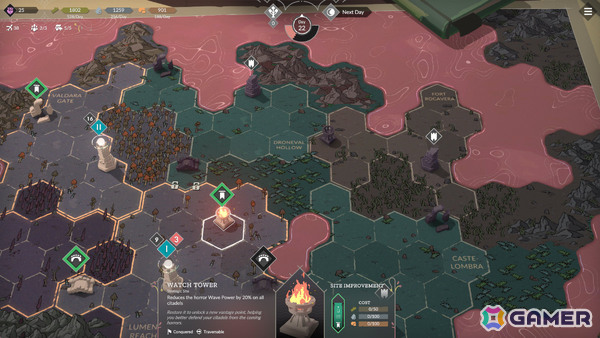 要塞建築防衛RTS「Cataclismo」初のDLC「The Old Kingdom」が配信！日ごとに強大化する霧魔の大群による猛攻を食い止めろの画像
