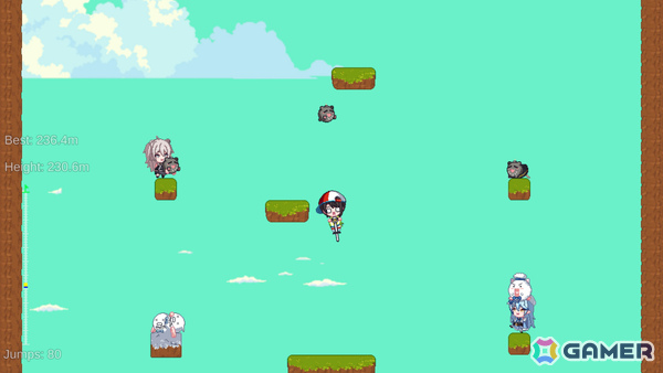 ホロライブ・大空スバルさんがポゴスティックで頂上を目指す高難易度ジャンプアクション「Suba Pogo」が9月14日にリリース！の画像