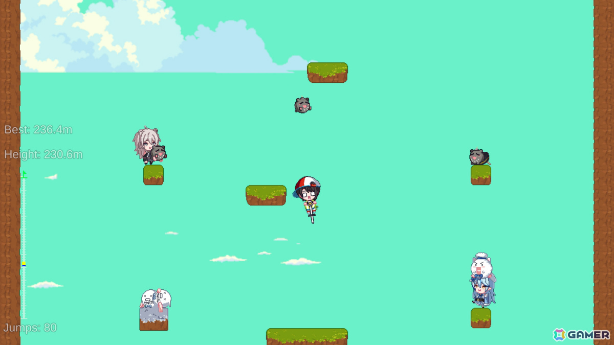 ホロライブ・大空スバルさんがポゴスティックで頂上を目指す高難易度ジャンプアクション「Suba Pogo」が9月14日にリリース！の画像3